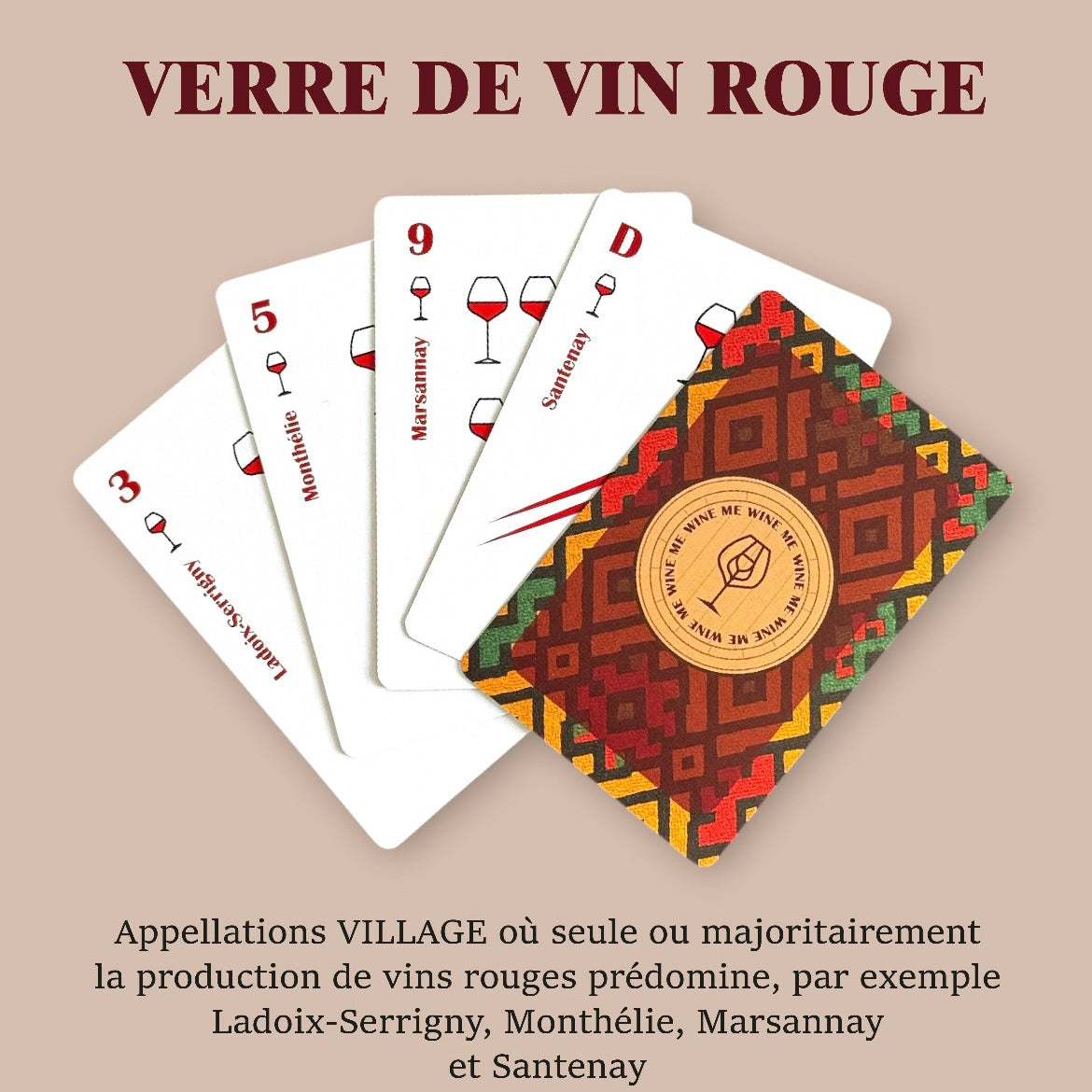 Jeu de cartes vin WINE ME – Bourgogne (54 cartes interactives)