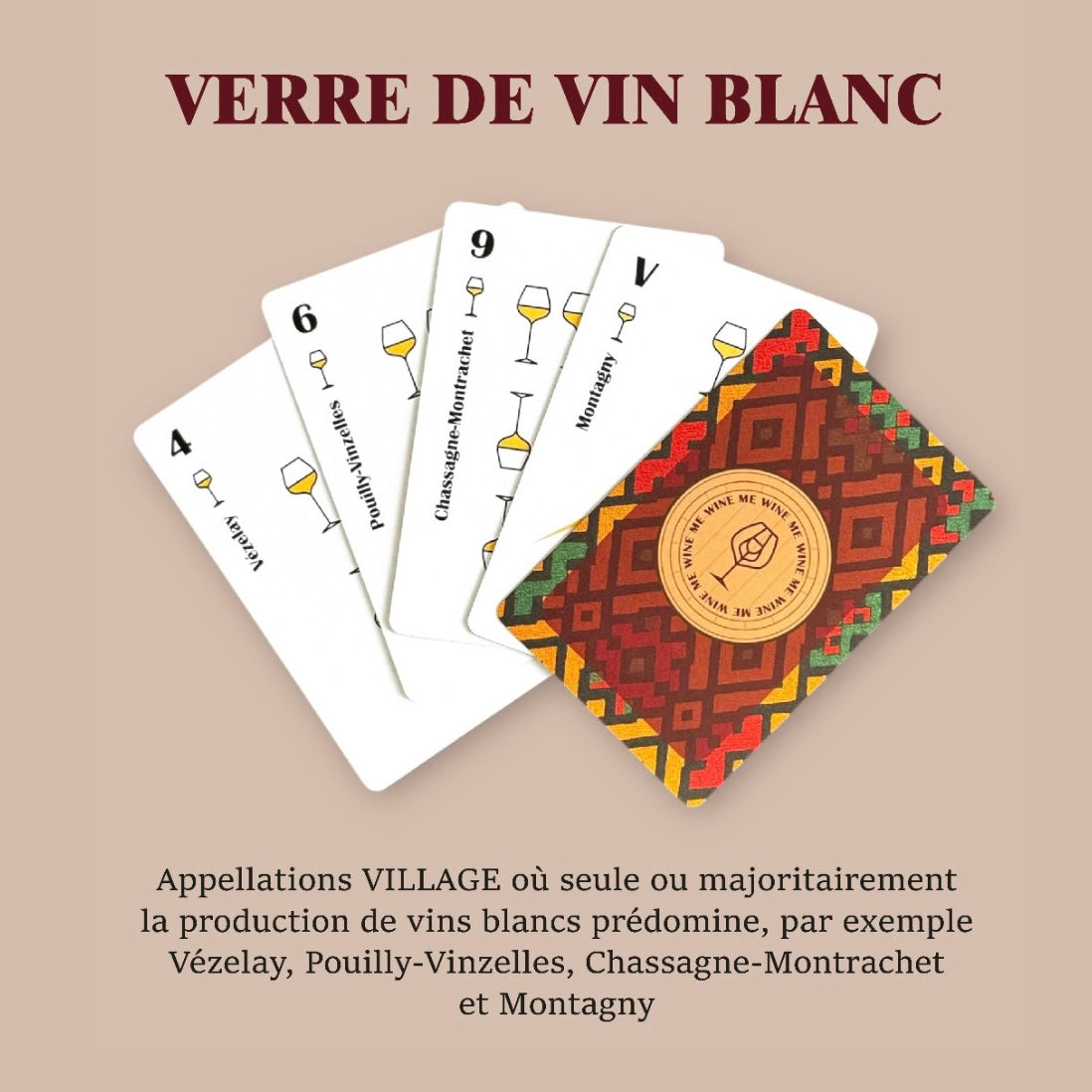 Jeu de cartes vin WINE ME – Bourgogne (54 cartes interactives)
