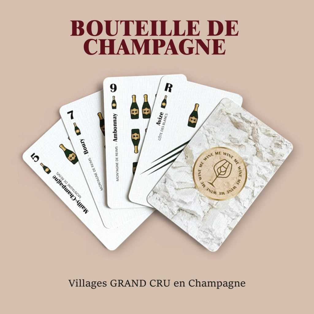Jeu de cartes vin WINE ME – Champagne (54 cartes interactives)