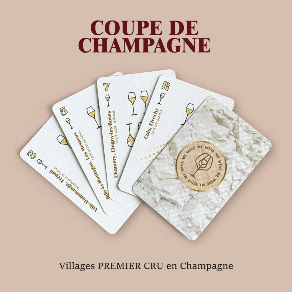 Jeu de cartes vin WINE ME – Champagne (54 cartes interactives)