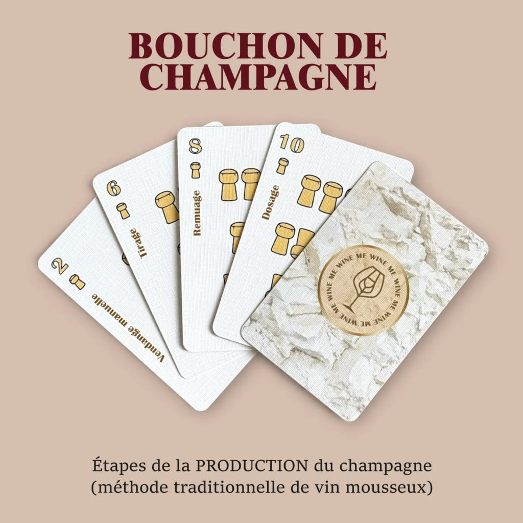 Jeu de cartes vin WINE ME – Champagne (54 cartes interactives)