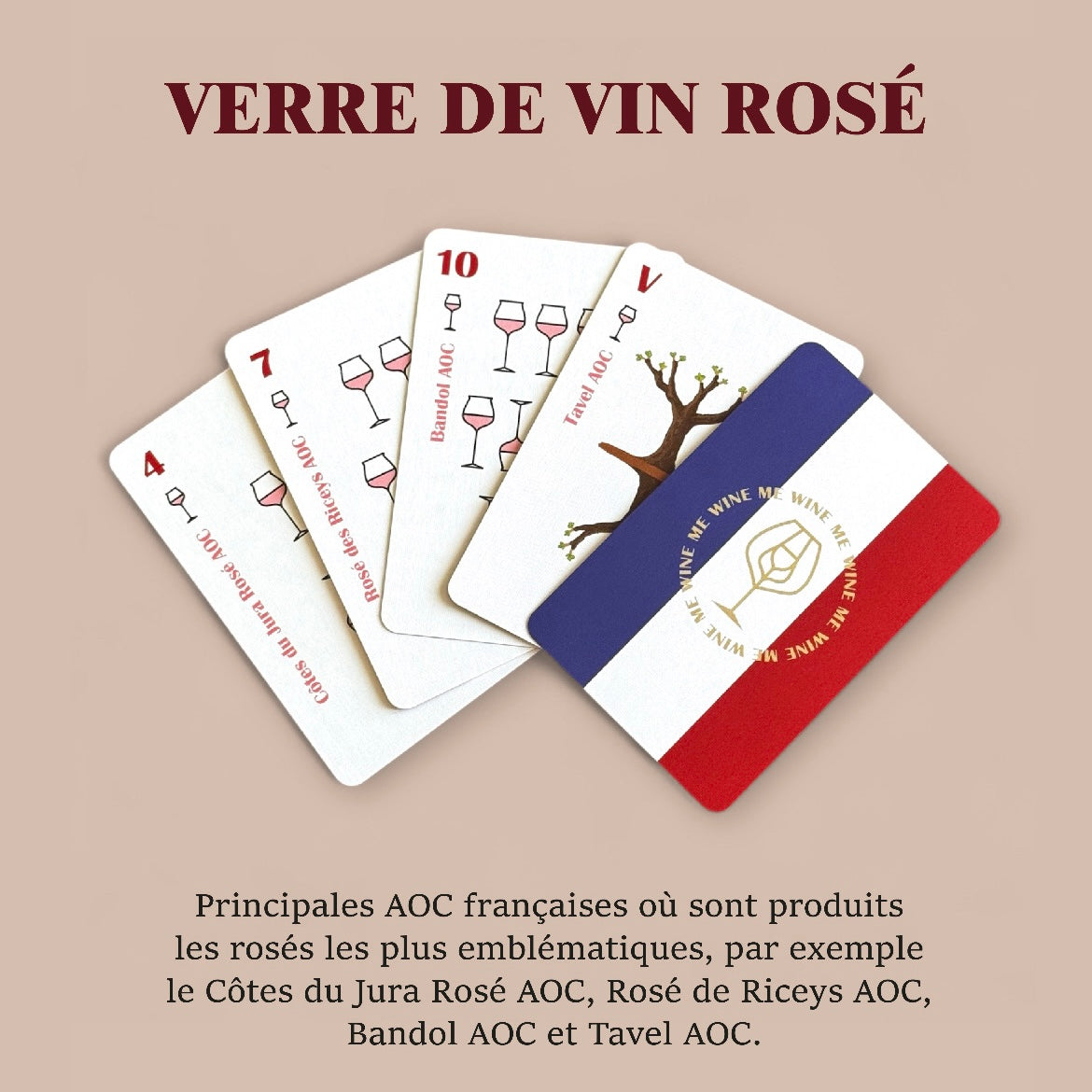 Jeu de cartes vin WINE ME – Vins de France (54 cartes interactives)