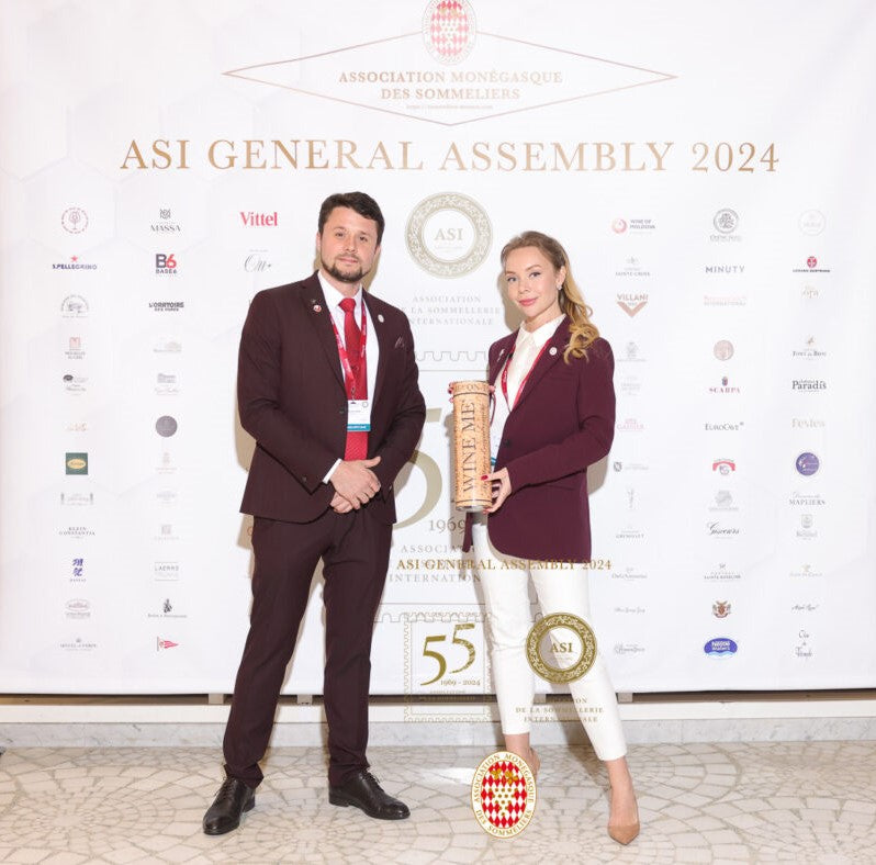 Présentation de WINE ME® lors de l'ASI General Assembly 2024 à Monaco, réunissant les associations de sommellerie du monde entier.