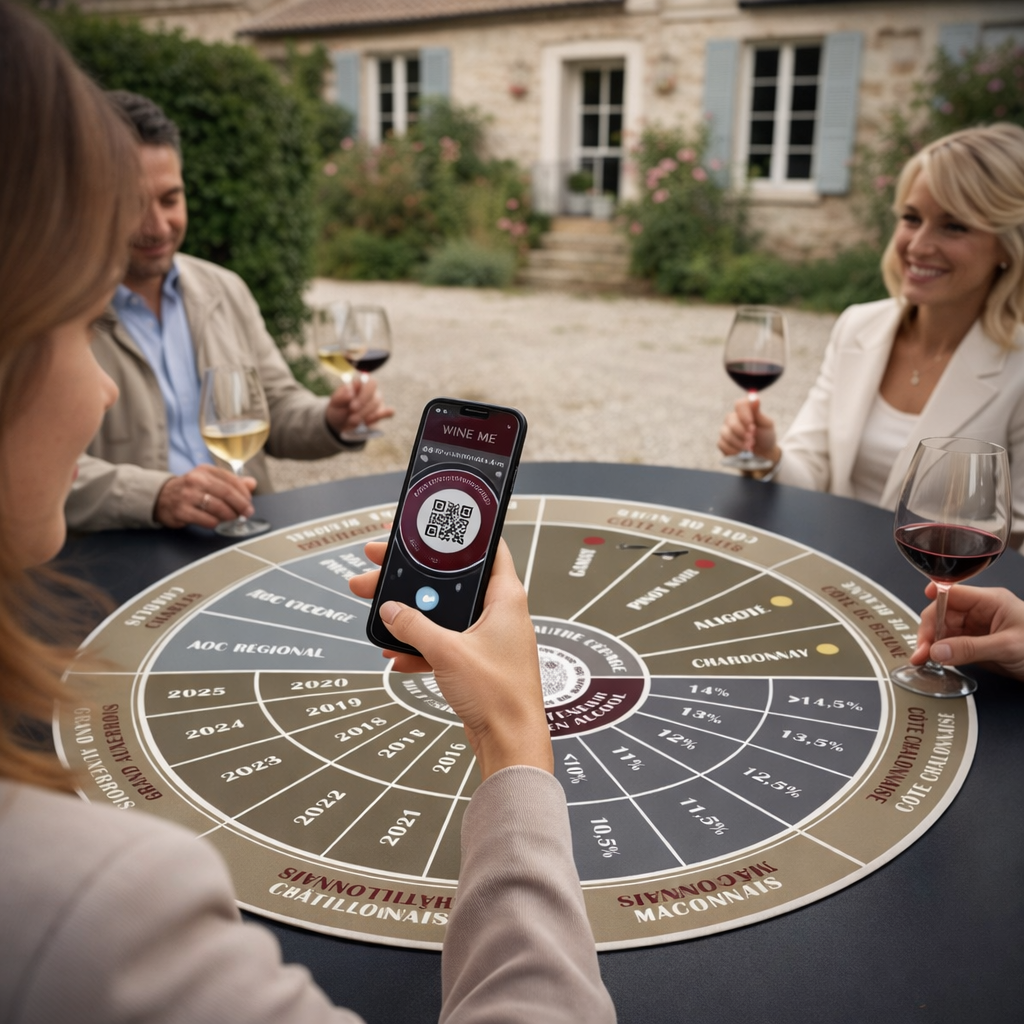 WINE ME Tapis QR Intelligents