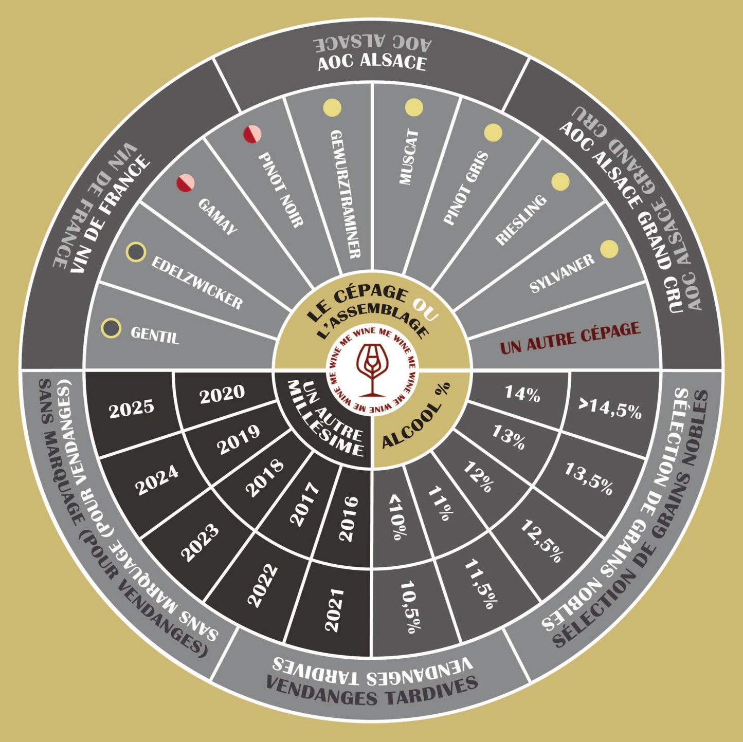 Tapis de table professionnel WINE ME CASINO 100 x 100 cm – ALSACE