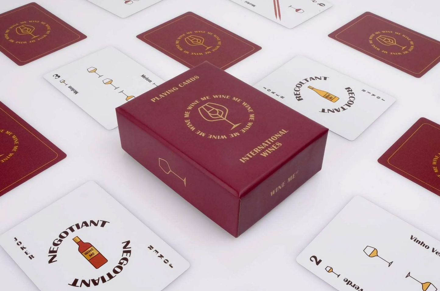 Cartes à jouer WINE ME - Vins internationaux